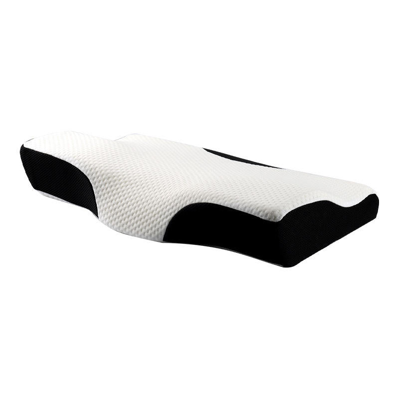 Relief Pressure Double Sided Bamboo Massage Couples Cuddling Arched Memory Foam Pillow Queen
