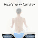 Relief Pressure Double Sided Bamboo Massage Couples Cuddling Arched Memory Foam Pillow Queen