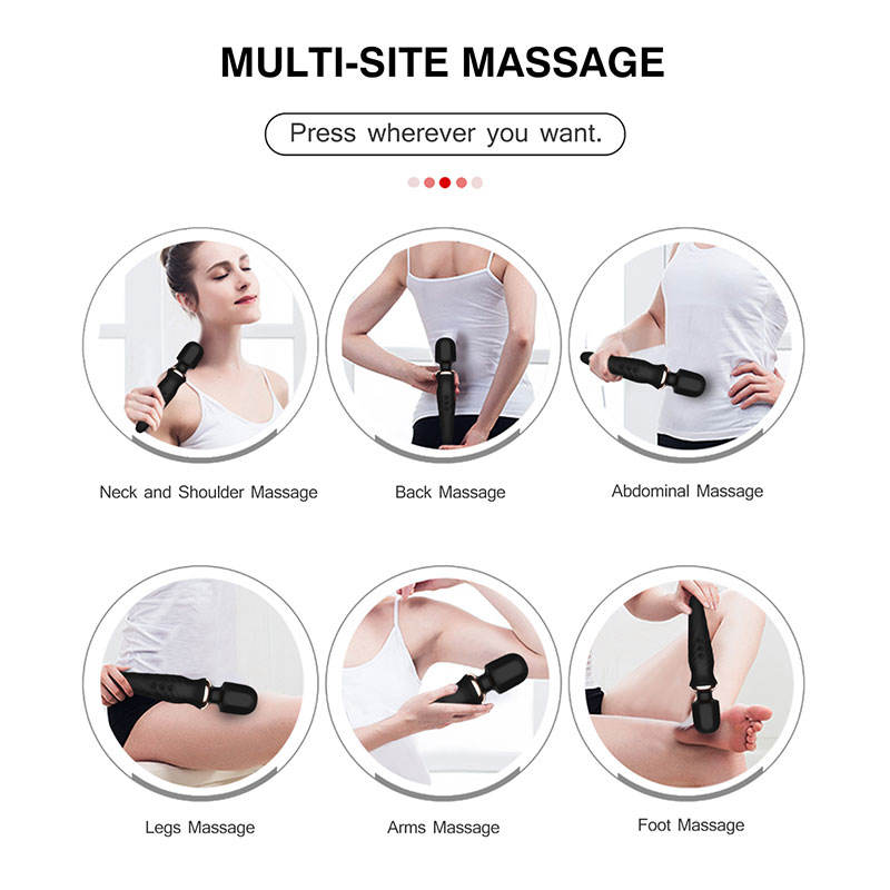 Selling Silicone USB Reacharge Stong Powerful Handheld AV Big Wand Vibrators Personal Body Wand Massager