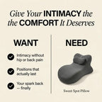 Ergonomic Support Wedge for Couples