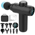 Phenitech Touch Screen Mini Gun Massage 4 Heads Rechargeable Long Battery Deep Tissues Muscle Relaxation With 30 Speed Level