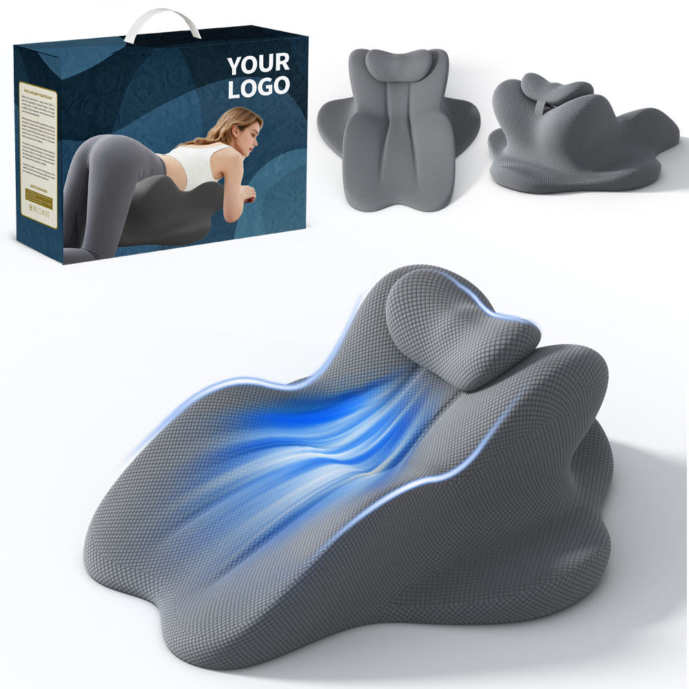 Ergonomic High-Density Memory Foam Pillow for Adults Cushion Toys for Couples Sex Pillow Wedge Bed Triangle Nursing Hotels