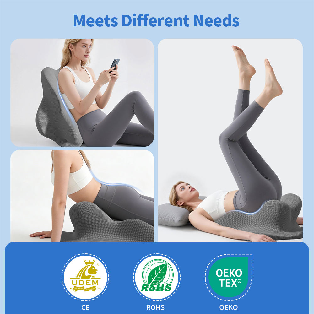 Ergonomic High-Density Memory Foam Pillow for Adults Cushion Toys for Couples Sex Pillow Wedge Bed Triangle Nursing Hotels