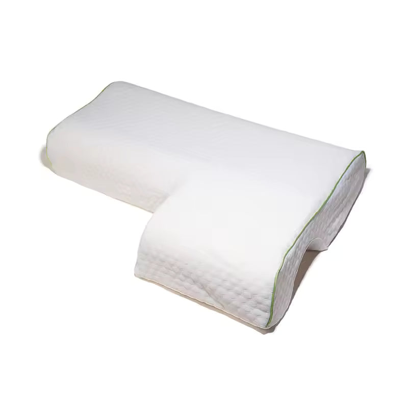 Cross Border Ergonomic Snug Slow Rebound Slow Rebound Couple Pillow for Intimate Nighttime Cuddles Double Memory Pillow