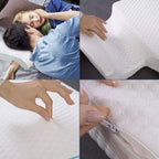 Cross Border Ergonomic Snug Slow Rebound Slow Rebound Couple Pillow for Intimate Nighttime Cuddles Double Memory Pillow